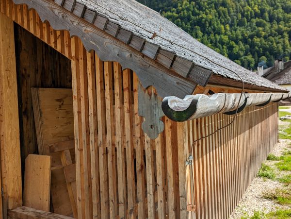 Wood Gutter Installation in Show Low