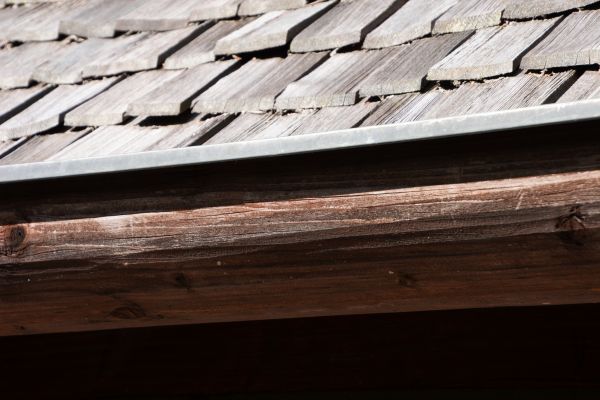 Wood Rain Gutter Installation in Show Low