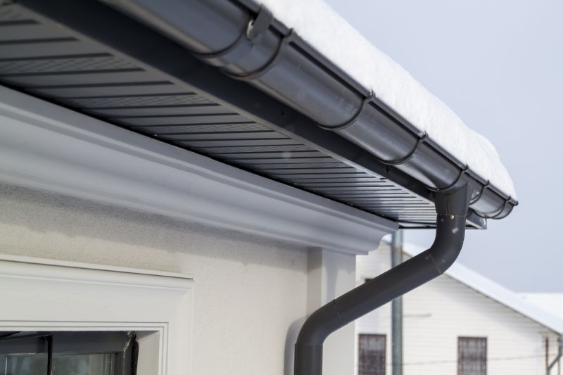 Gutter Installation on a Roof Edge